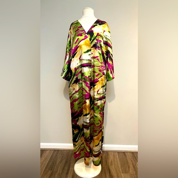 TIFFANYSLABEL PRINTED COLORFUL KIMONO TOP/WRAP SIZE:SMALL-LARGE - Picture 7 of 7